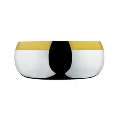 Чаша Барон диаметром 24 см.- посеребренный с золотым декором