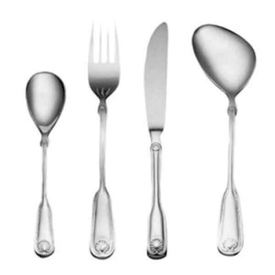 Детский набор Венус (4 предмета) посеребренный Детский набор Венус (4 предмета) посеребренный