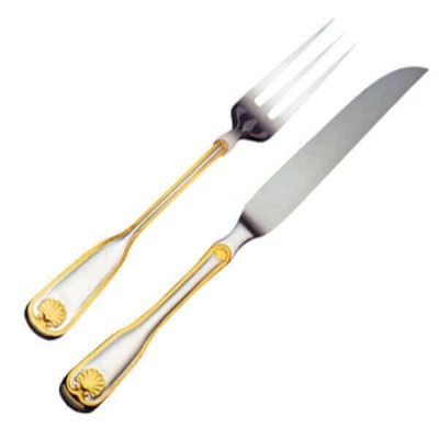 Набор для стейка Венус декорированный золотом (12 предметов)