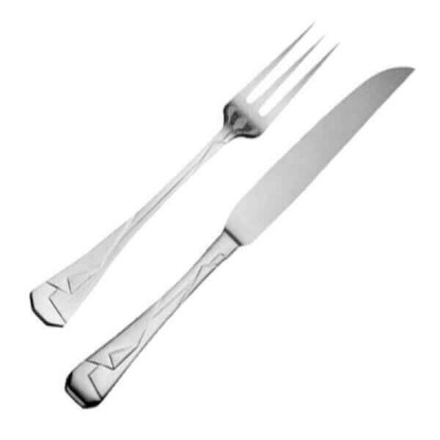 Набор для стейка Кимоно посеребренный (12 предметов)