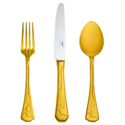 Десертный набор Кимоно позолоченный (18 предметов) Десертный набор Кимоно позолоченный (18 предметов)