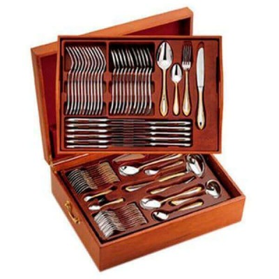 Чемодан деревянный для столовых приборов