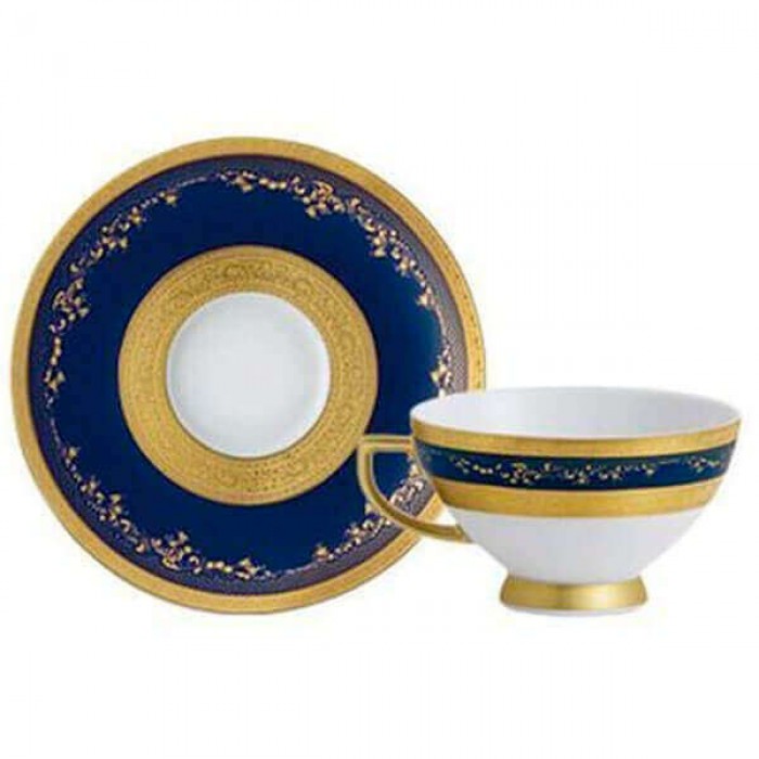 Фарфор Royal Gold - Кофейный набор Дополнение Кобальт (12 Единиц) Фарфор Royal Gold - Кофейный набор Дополнение Кобальт (12 Единиц)