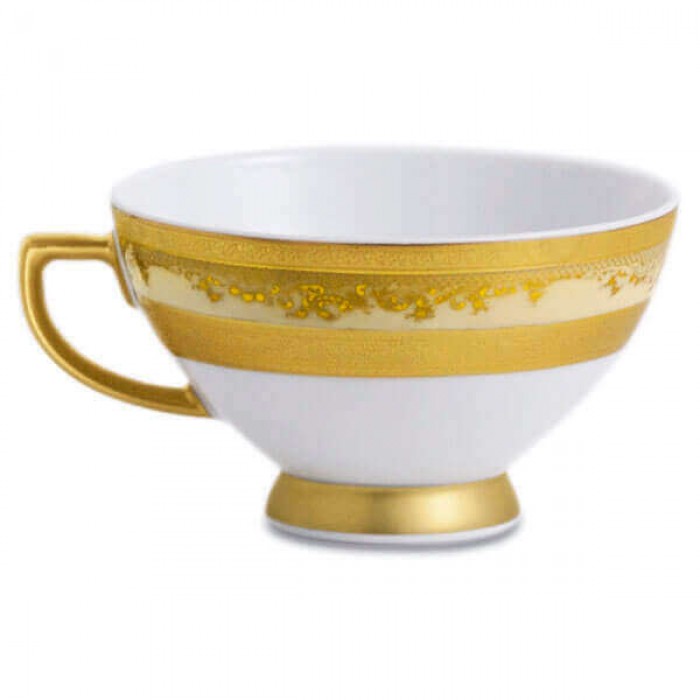 Фарфор Royal Gold - Полный Набор на 12 Персон Кремовый (70 Единиц) Фарфор Royal Gold - Полный Набор на 12 Персон Кремовый (70 Единиц)