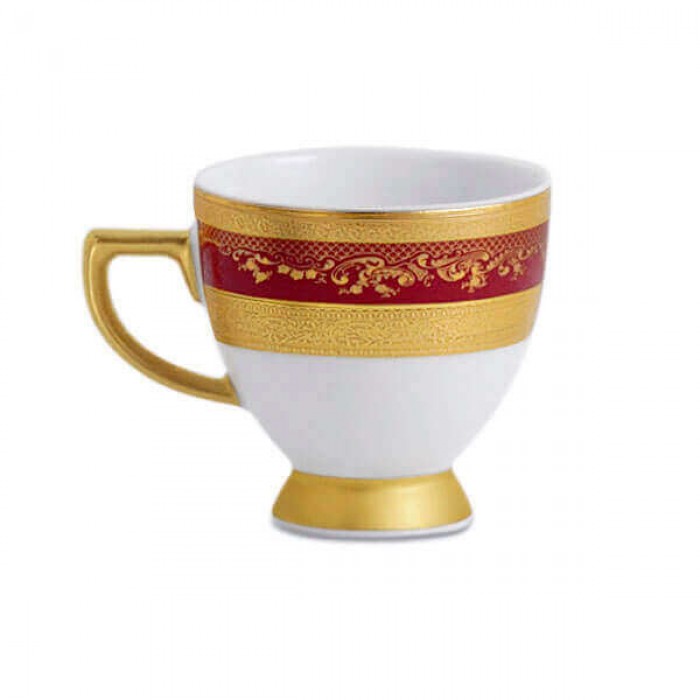 Фарфор Royal Gold - Чашки Еspresso Бордо (12 Единиц) Фарфор Royal Gold - Чашки Еspresso Бордо (12 Единиц)