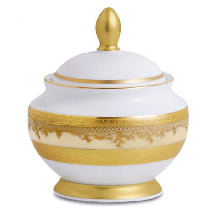 Фарфор Royal Gold - Полный Набор на 12 Персон Кремовый (70 Единиц) Фарфор Royal Gold - Полный Набор на 12 Персон Кремовый (70 Единиц)