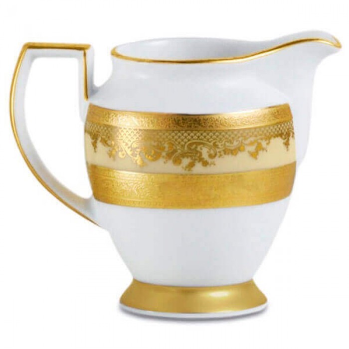 Фарфор Royal Gold - Полный Набор на 12 Персон Кремовый (70 Единиц) Фарфор Royal Gold - Полный Набор на 12 Персон Кремовый (70 Единиц)