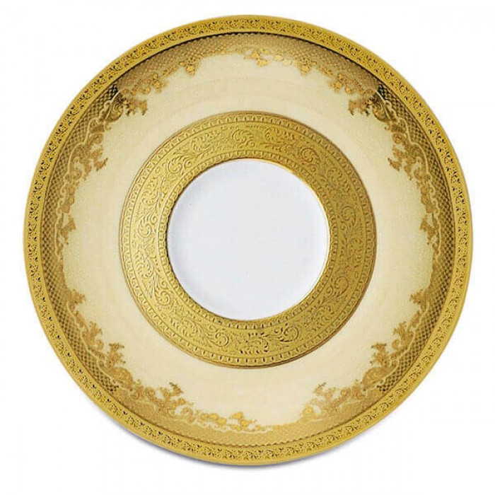 Фарфор Royal Gold - Кофейный Набор 6 Персон Кремовый (15 Единиц)