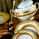 Фарфор Royal Gold - Набор для Ужина 6 Персон Кремовый (25 Единиц) Фарфор Royal Gold - Набор для Ужина 6 Персон Кремовый (25 Единиц)
