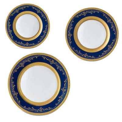 Фарфор Royal Gold - Набор для Ужина Дополнение Кобальт (18 Единиц)