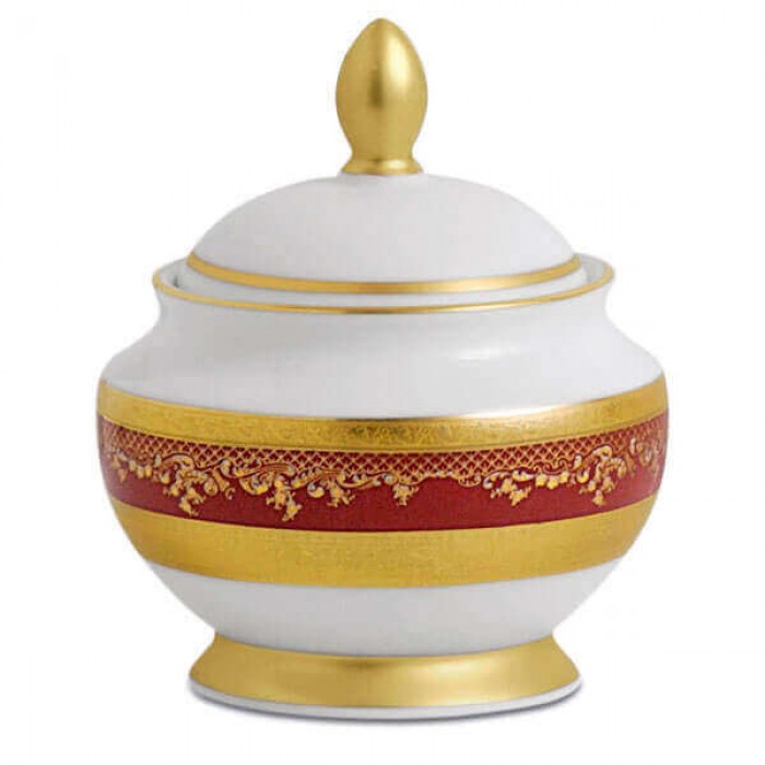 Фарфор Royal Gold - Кофейный Набор 12 Персон Бордо (27 Единиц) Фарфор Royal Gold - Кофейный Набор 12 Персон Бордо (27 Единиц)