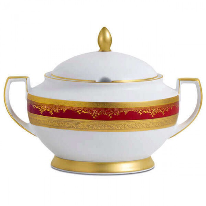 Фарфор Imperial Gold - Полный Набор на 6 Персон Бордо (40 Единиц)