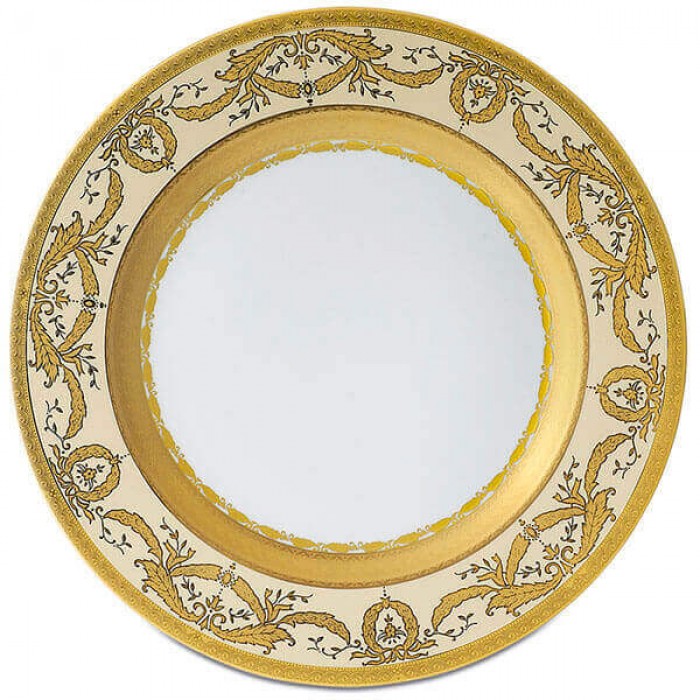 Фарфор Imperial Gold - Подставки под тарелки 32 см Кремовые (6 Единиц) Фарфор Imperial Gold - Подставки под тарелки 32 см Кремовые (6 Единиц)