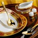 Фарфор Imperial Gold - Подставки под тарелки 32 см Бордо (6 Единиц)