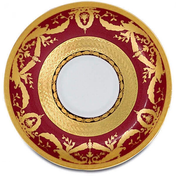 Фарфор Imperial Gold - Кофейный Набор 6 Персон Бордо (15 Единиц) Фарфор Imperial Gold - Кофейный Набор 6 Персон Бордо (15 Единиц)