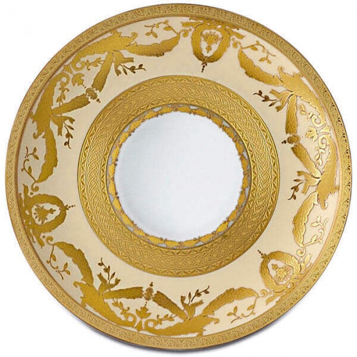 Фарфор Imperial Gold - Кофейный Набор 6 Персон Кремовый (15 Единиц)