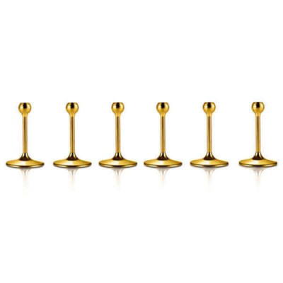 Металлические ножки с золотым декором - 6 ед.