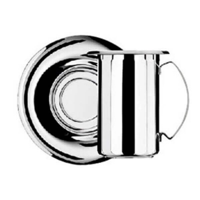 Сет молочник + блюдце (2 предмета) - посеребренный Сет молочник + блюдце (2 предмета) - посеребренный