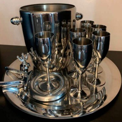 Блюдца "Ла Перле" стальные 6 шт Блюдца "Ла Перле" стальные 6 шт