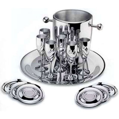 Набор бокалов "Ла Перле" - нержавеющая сталь