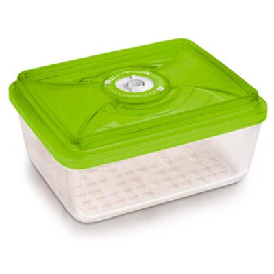 Стеклянный контейнер 26x20x9,5 см 3,8л зеленый