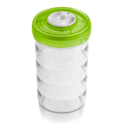 Ёмкость цилиндрическая Ø11x19,5 см 1,25л зелёная