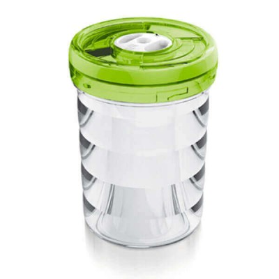 Ёмкость цилиндрическая Ø13,5x19,5 см 1,9л  зелёная