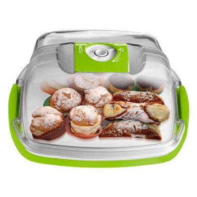 Сырница 22x22x13см 3,4л зелёная