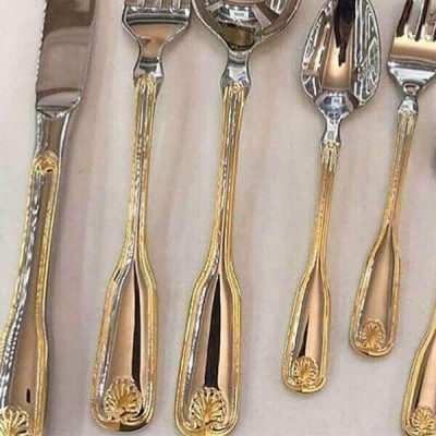 Десертный набор Венус позолоченный (18 предметов) Десертный набор Венус позолоченный (18 предметов)