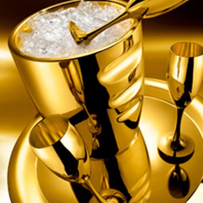 Блюдца "Ла Перле" позолоченные 6 шт Блюдца "Ла Перле" позолоченные 6 шт