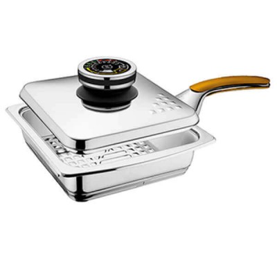 Гриллер QUADRA с одной ручкой 1,8л - 19х19см - высота 5см (с крышкой) Гриллер QUADRA с одной ручкой 1,8л - 19х19см - высота 5см (с крышкой)